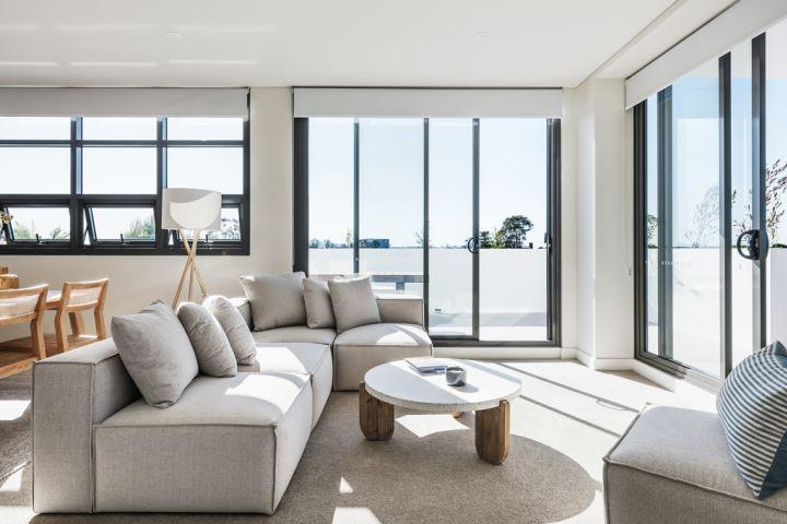 Ilustrasi interior ruangan properti