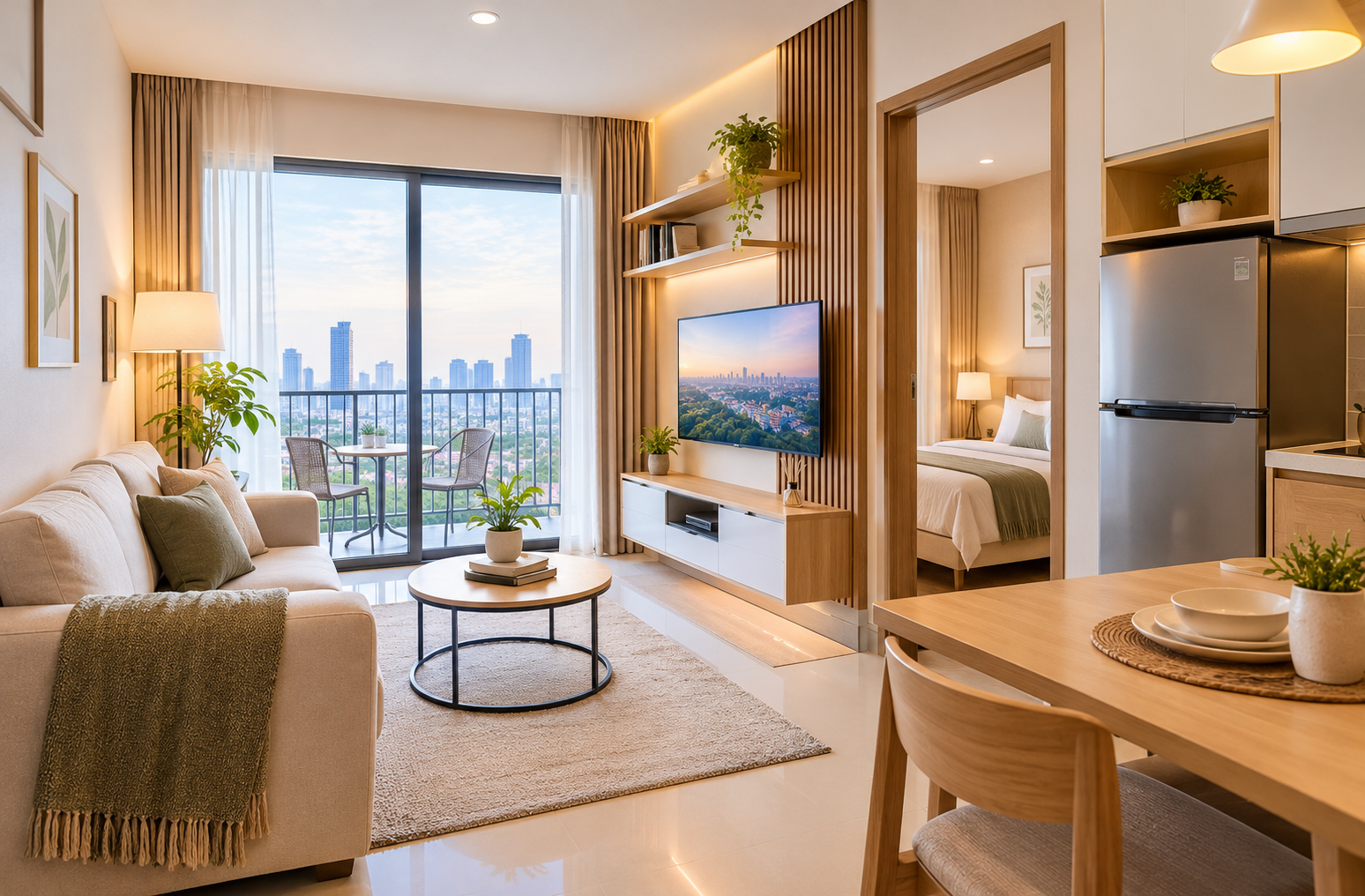 Ilustrasi properti apartemen